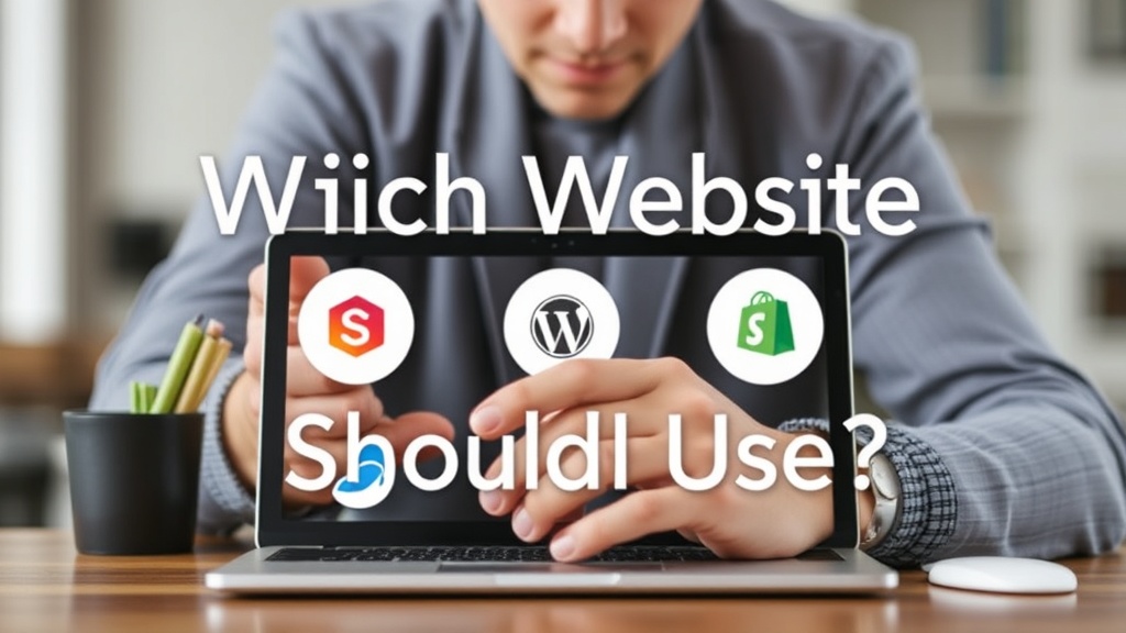 Which Website Platform Should I Use (wordpress, Shopify, Wix, Etc.)?